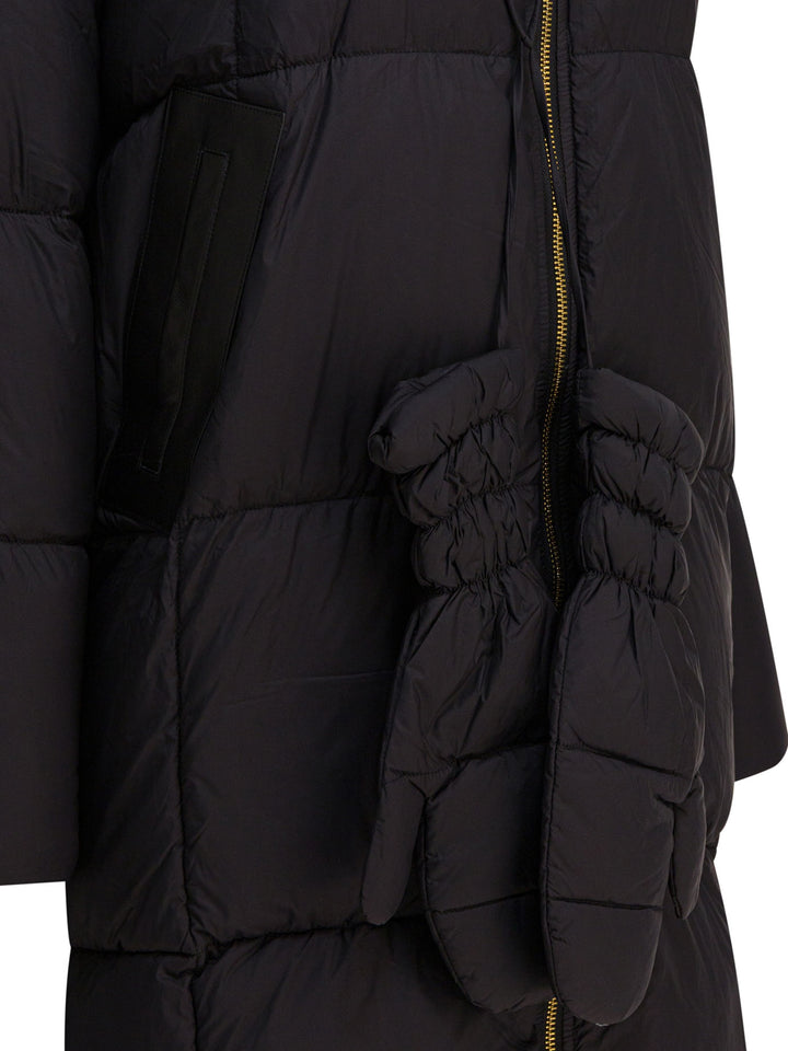Max&Moi Long Down Jacket With Over Hood Jackets and Coats - Black | 921adb859451a5a536d990645696b5f2b602ddbc