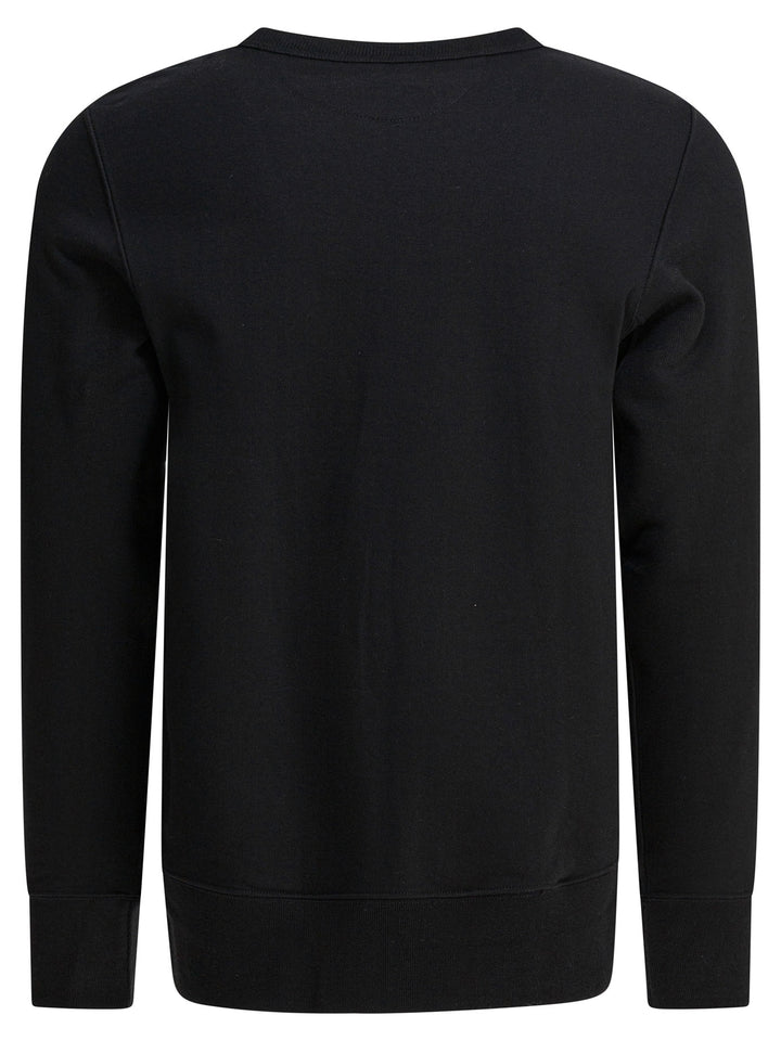 Merz B. Schwanen Loopwheeled Sweatshirts - Black | a095edd089b8151f89492e074a5d71193155b1f4