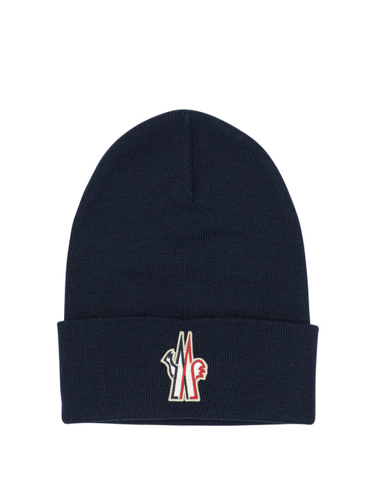 Wool Beanie Hats Blue