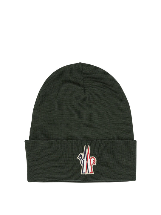 Wool Beanie Hats Green