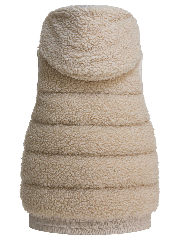 Moncler Grenoble Teddy Jackets and Coats - Beige | 6135adb7382fc9bfdd89b20e203a50efd6a529b7