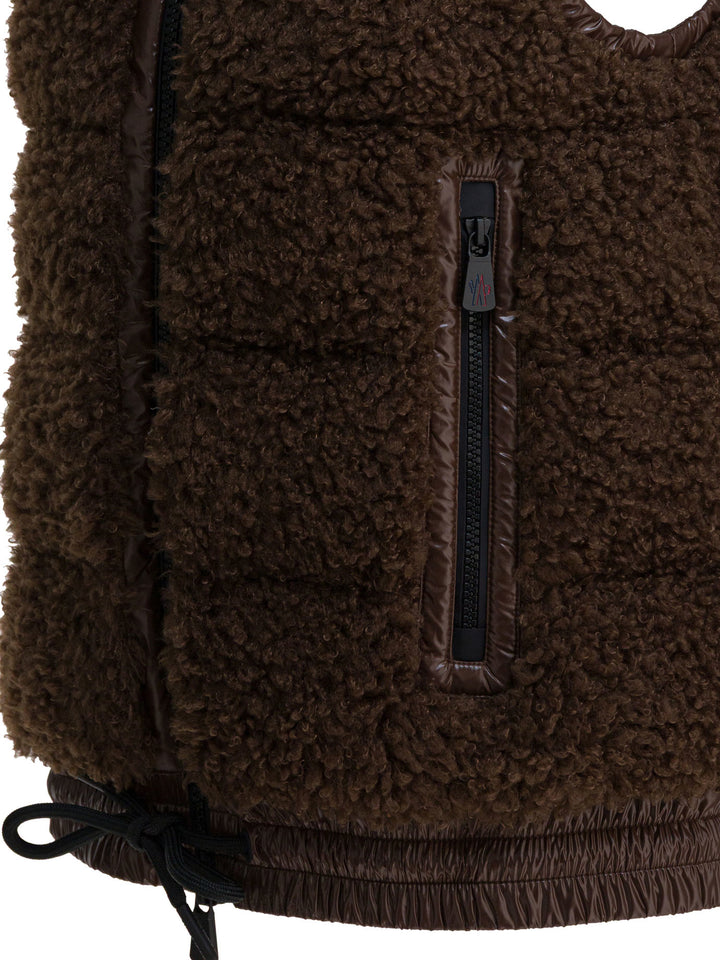 Moncler Grenoble Teddy Jackets and Coats - Brown | 4725d2194c42a6c072e56c61aa74b89febebfa2b