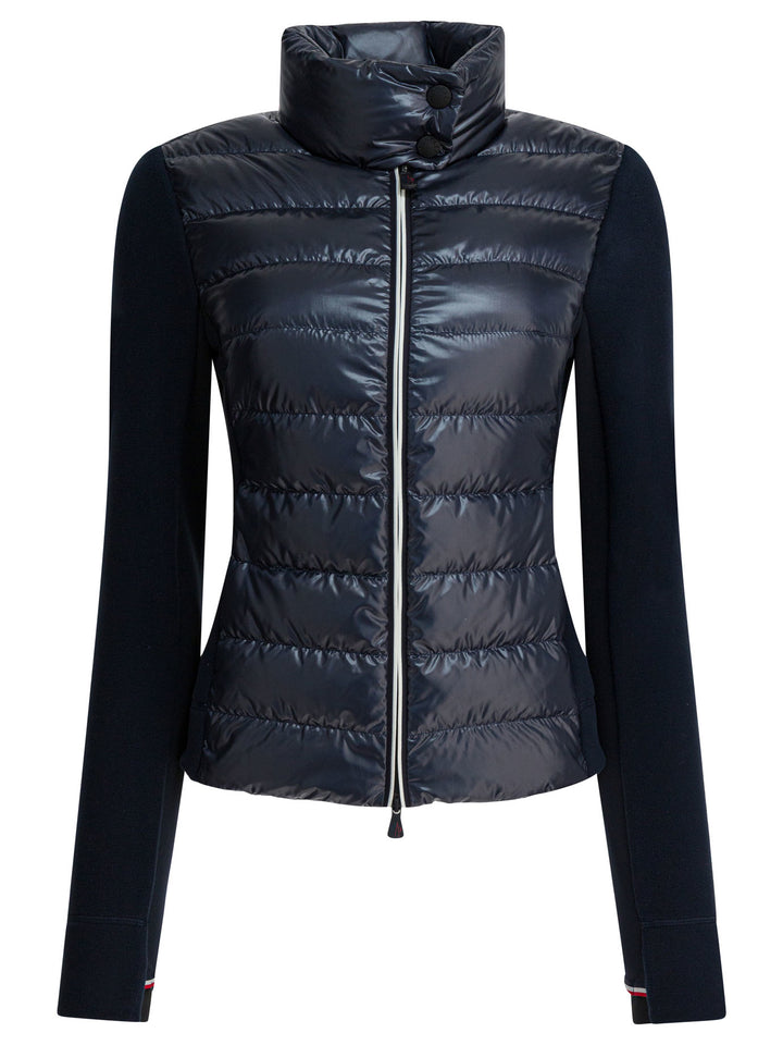 Moncler Grenoble Fleece Zipper Hoodie Sweatshirts - Blue | 2d93727f6b1a8eb9482acfa18c8fd55b183163d3