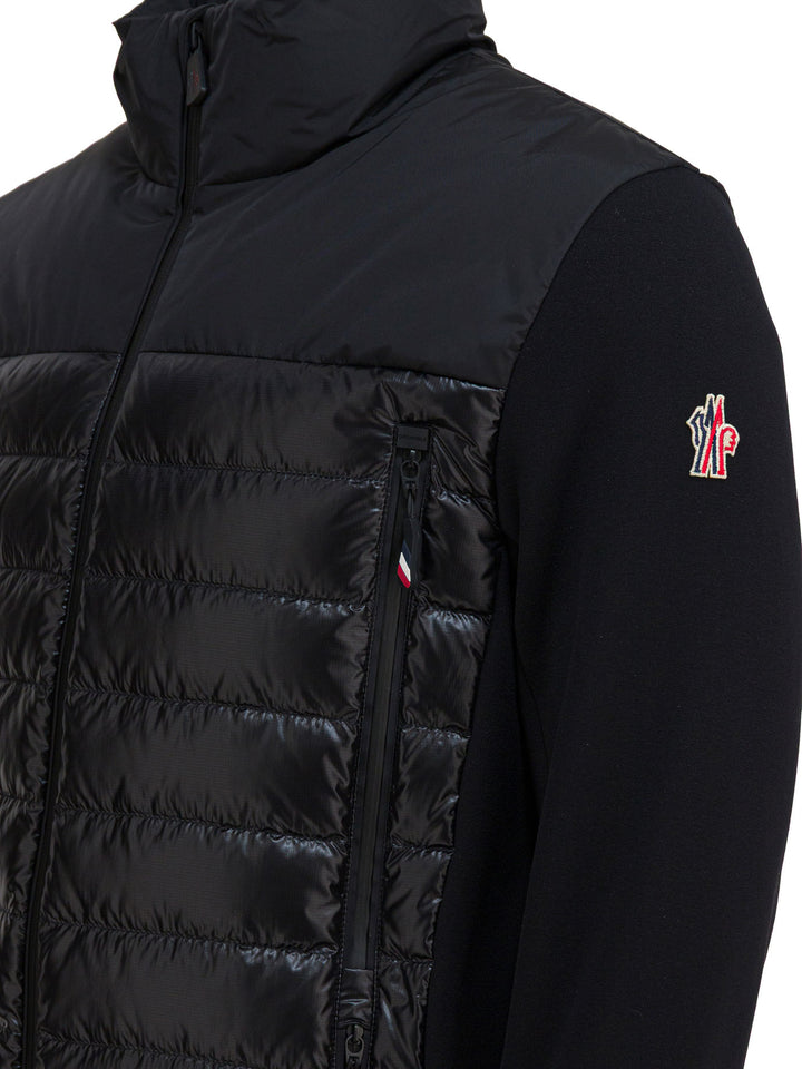 Moncler Grenoble Lightweight Down Jacket With Logo Jackets and Coats - Black | 60576e00655300682e5698c62f5059c1ef197e72