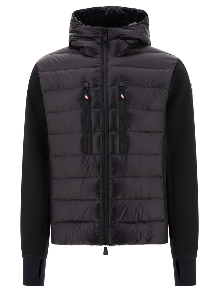 Moncler Grenoble Padded Hoodie Sweatshirts - Black | 10d4ac30e020d27f78daa2ec1485c91c5fbec3fe
