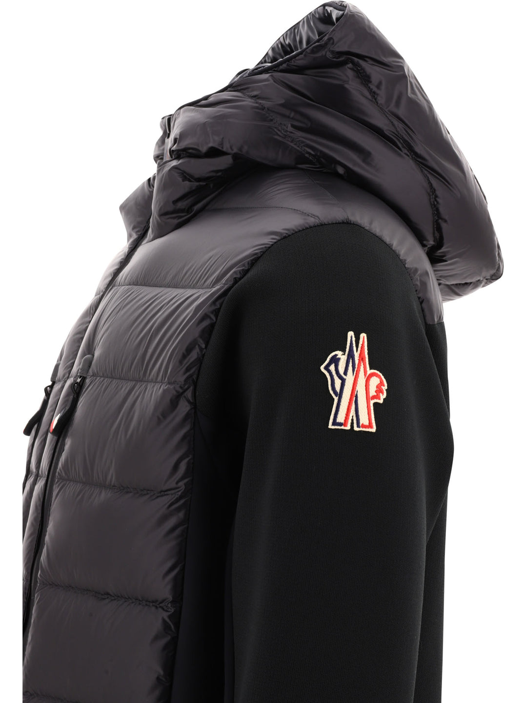 Moncler Grenoble Padded Hoodie Sweatshirts - Black | 4666e48eb93c0712295f666d2122c5f49b8cd444