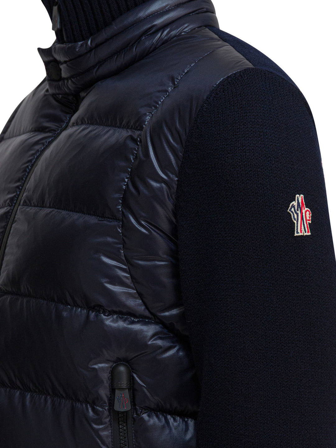 Moncler Grenoble Tricot Jackets and Coats - Blue | e757fd03e1432d0b818bf5e16b420acd0e2cdee0
