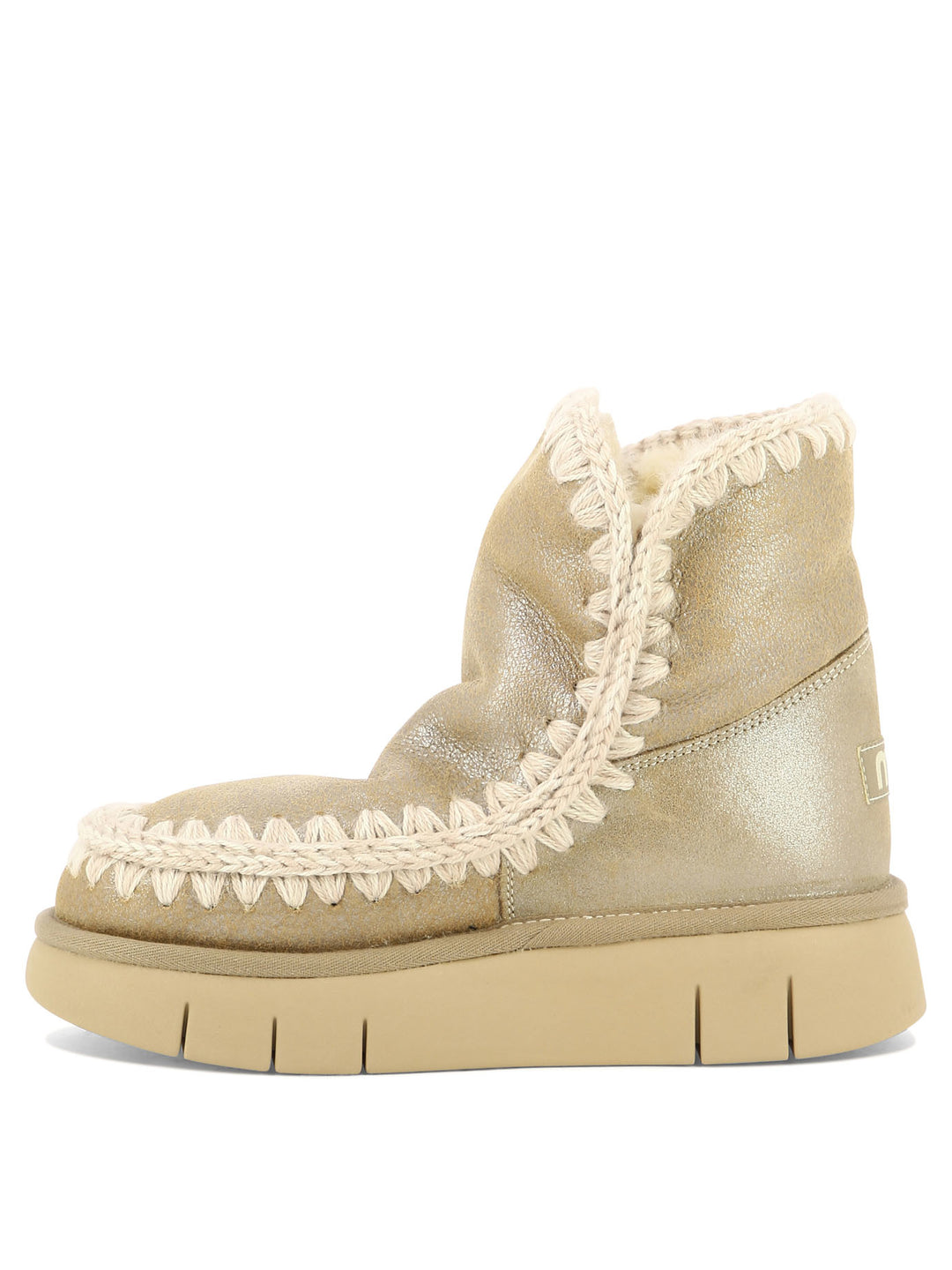 Mou  Ankle Boots - Beige | 9025fd9e8eec2430ae0b16fdf4a3e504e4731965