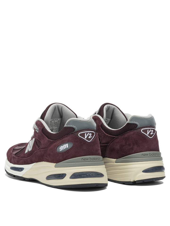 New Balance 991 V2 Sneakers & Slip-On - Bordeaux | cd0e5dc432296cd82aa5d906e2e785fab0d3d596