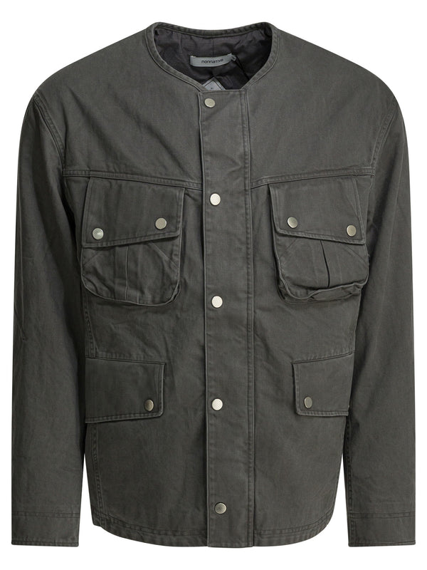 Utility Jacket Jackets And Coats Grey