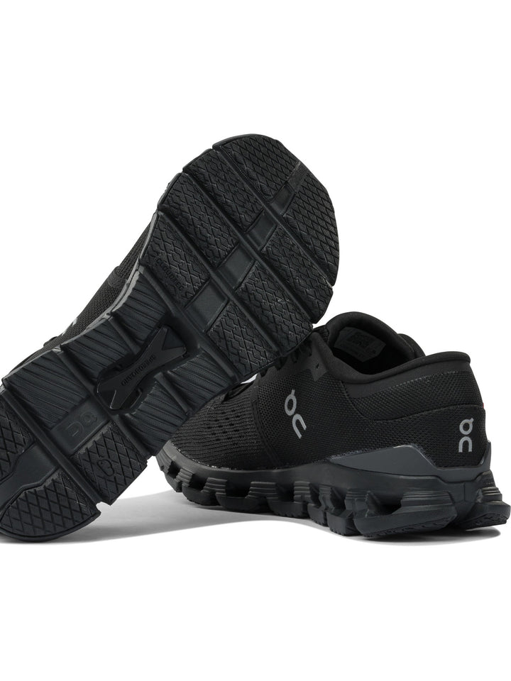 On Running Cloud X4 Sneakers & Slip-On - Black | ce742afd81fbd2a114155d6e2fb9c939616df4a4