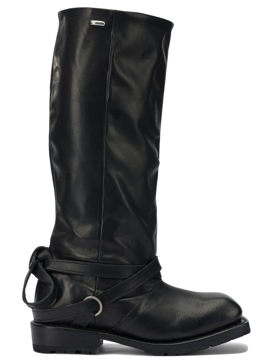 Cattle Hide Boots Black