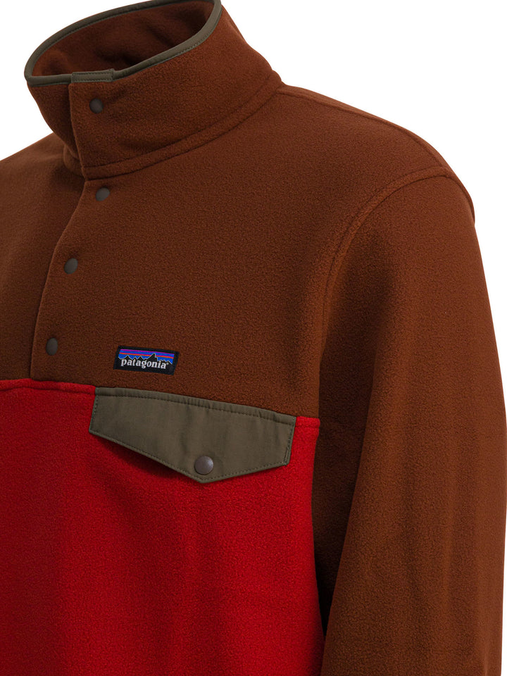Patagonia Lightweight Synchilla Snap-T Fleece Sweatshirts - Red | 7ca03b7e1f9b8bb107f4aae7ea592880b80a00df