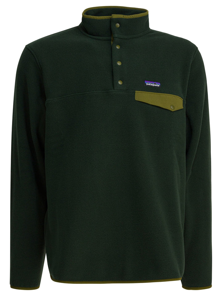 Patagonia Lightweight Synchilla Snap-T Fleece Sweatshirts - Green | f19d4d606c74602641b1eadd96b72fdbede82b8b