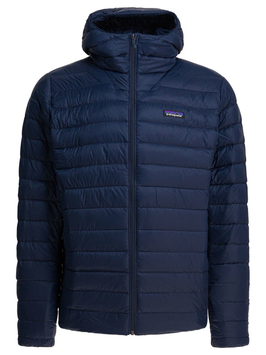 Down Sweater Hoody Jackets And Coats Blue