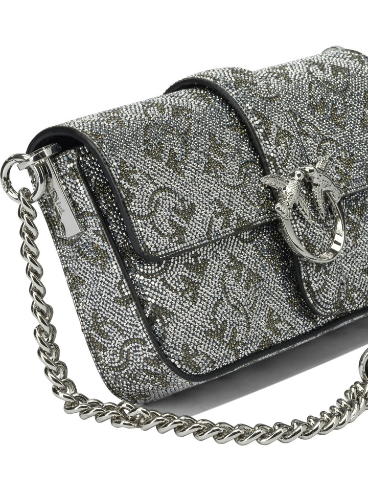 Pinko  Crossbody Bags - Silver | 42ab683718ce8d762aa4de2337cbc013ceb3983d