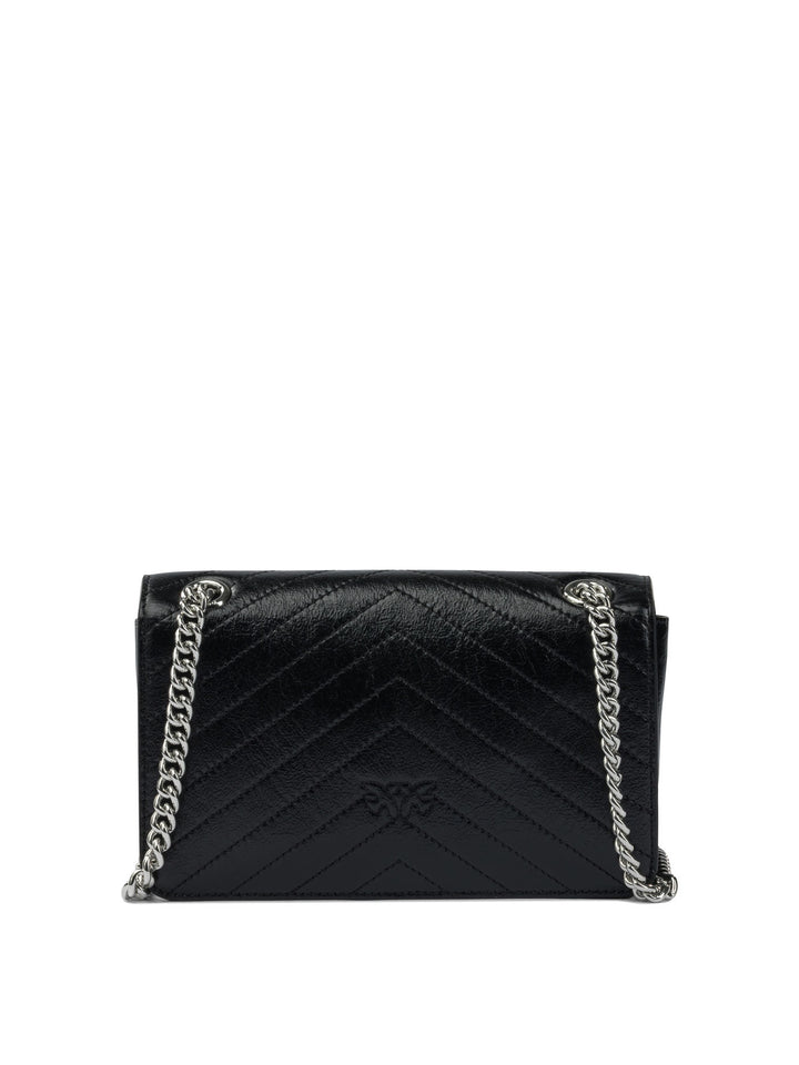 Pinko  Crossbody Bags - Black | 8fe0a52728f8da660ca264ae220deffcdc0f50ea