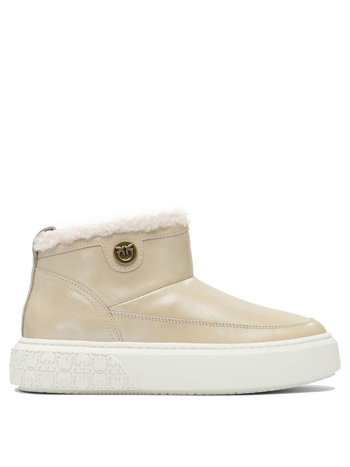 Pinko  Ankle Boots - Beige | 5506253c4ac504650ba9808cc620a44bd74a4e43