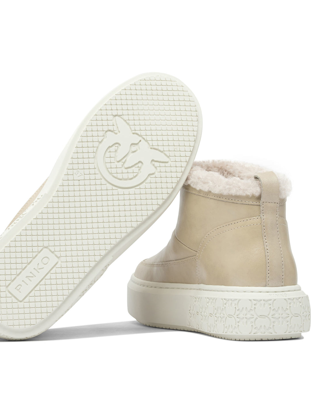 Pinko  Ankle Boots - Beige | 4ec8d47a182c2d02483669b1eaec5cfd637961d6