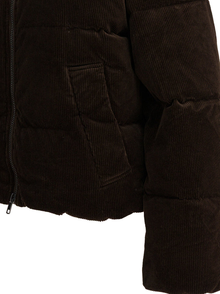 Polo Ralph Lauren Short Down Jacket With Pony Jackets and Coats - Brown | cc7d414b9d90199390a1f4c61c2dc29c8b1f7850