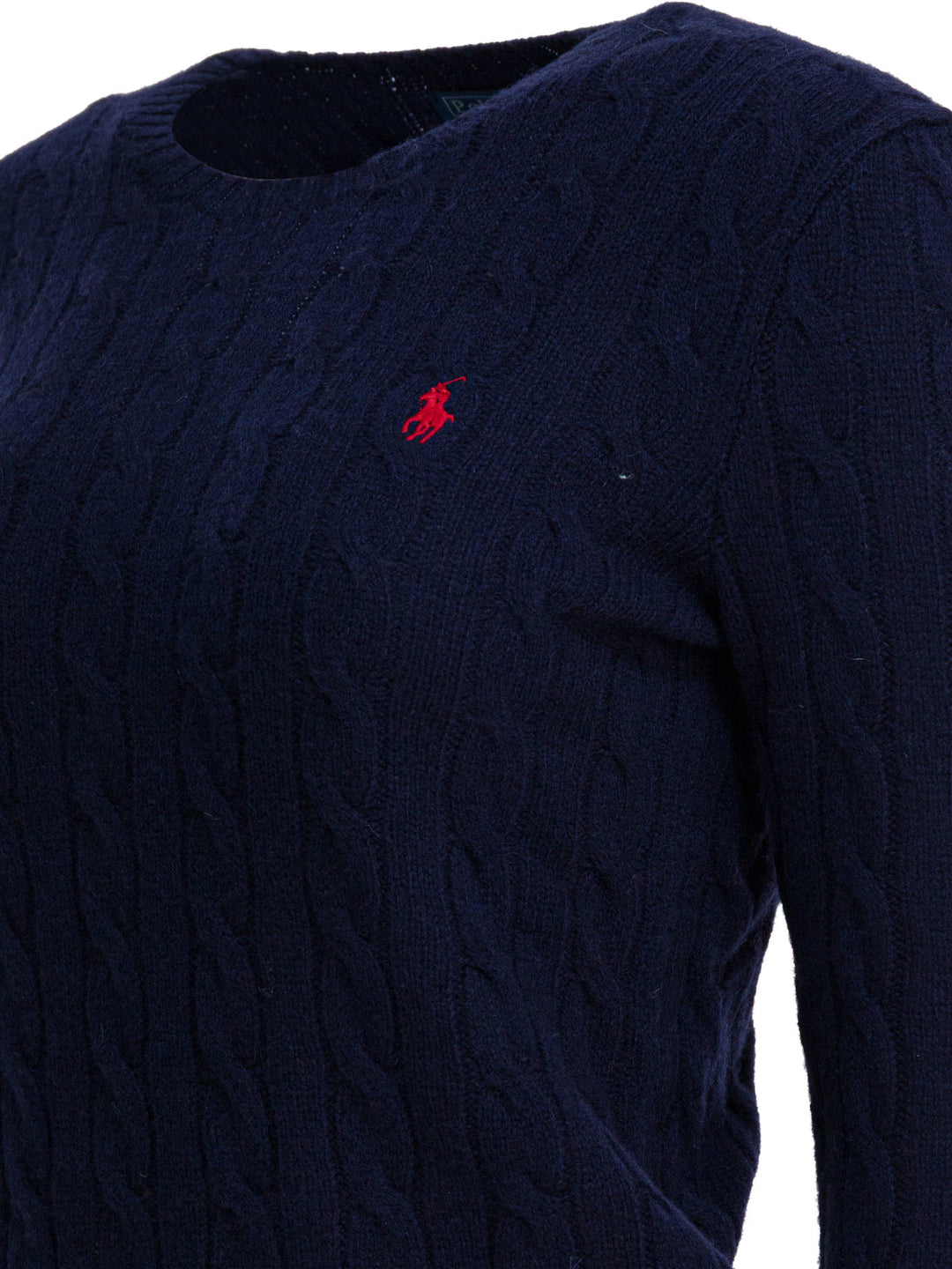 Polo Ralph Lauren Wool And Cashmere Crewneck Sweater Knitwear - Blue | e6973c14ca375a6a4e9251cc6121d83390dba734