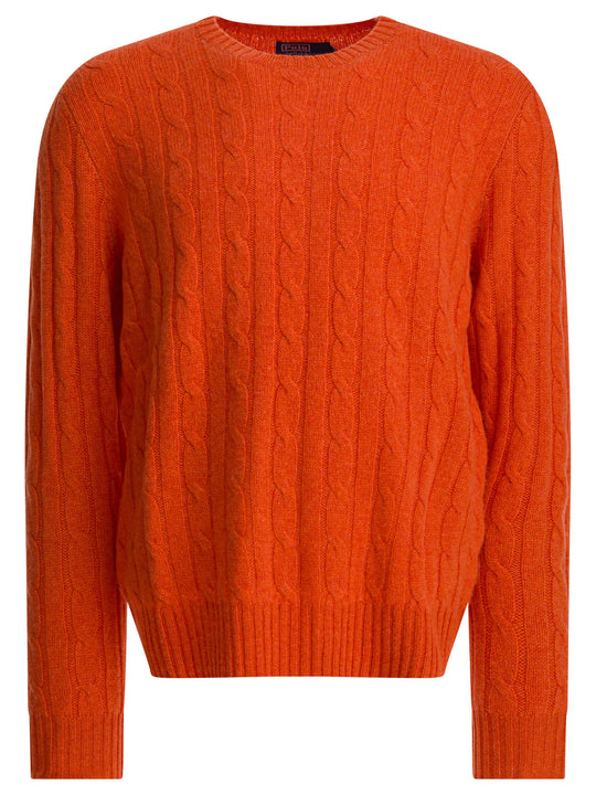 Cashmere Sweater Knitwear Orange