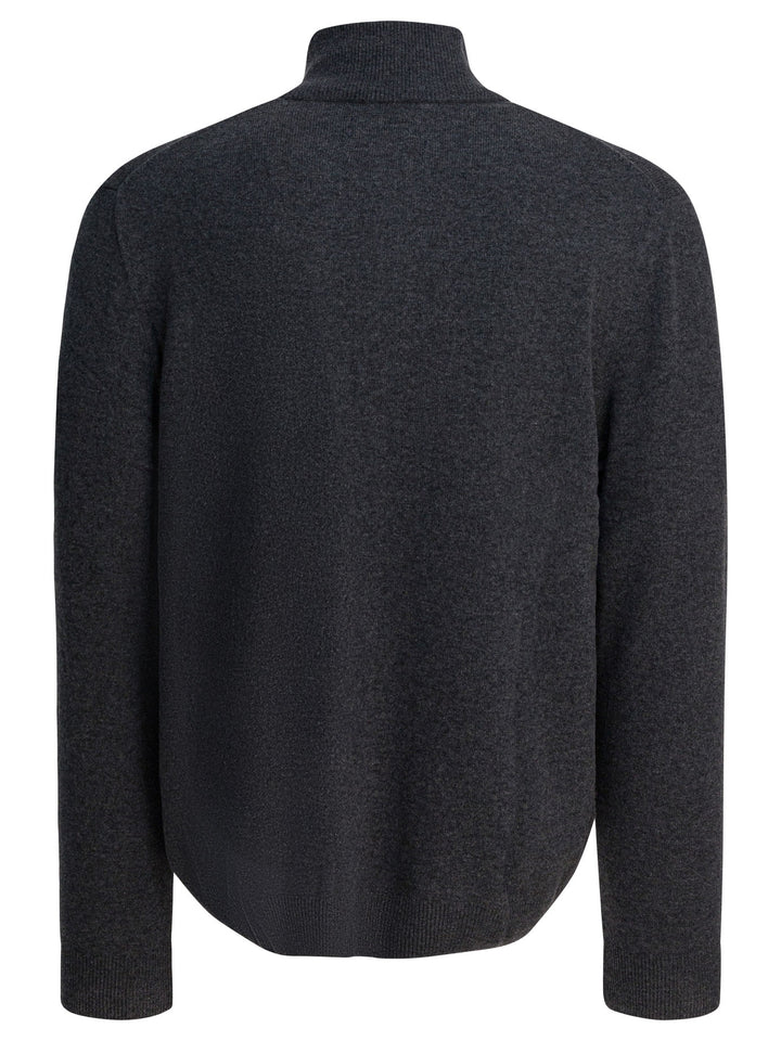 Polo Ralph Lauren Zipper Sweater Knitwear - Grey | b928247c7364f03807970d23acd85fa28d617089