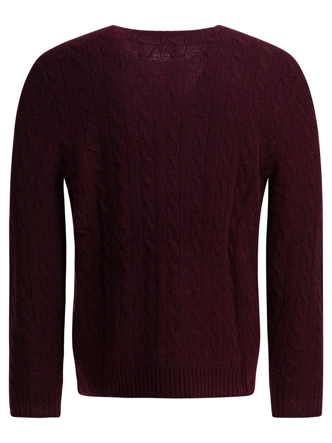 Polo Ralph Lauren Wool And Cashmere Sweater Knitwear - Bordeaux | cb39a960c5d161db41c09bfa047bb53a192e8b36