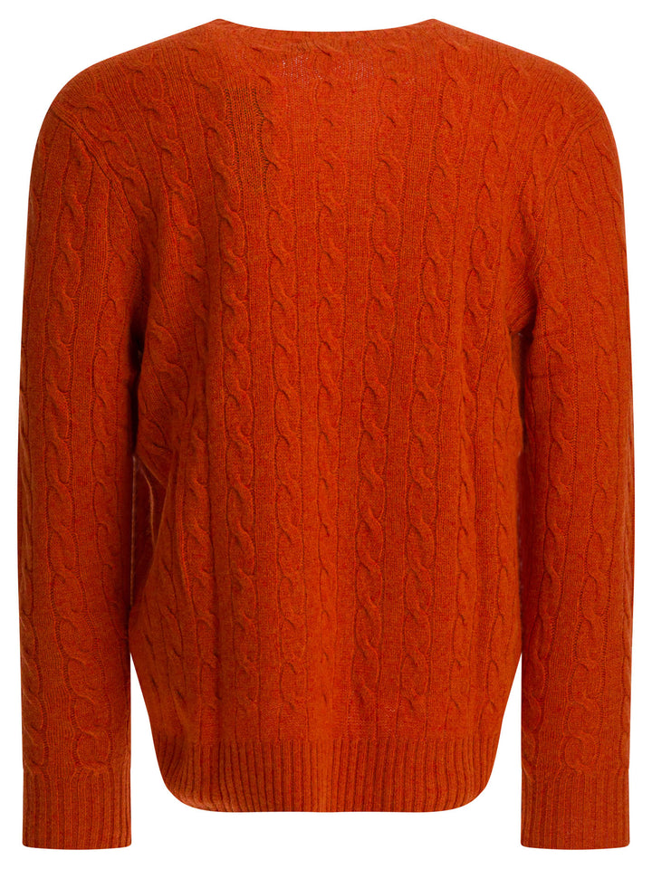 Polo Ralph Lauren Wool And Cashmere Sweater Knitwear - Orange | 63a27ff5a965d700607e4032faa58e11b41b338f