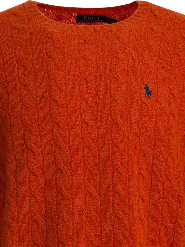 Polo Ralph Lauren Wool And Cashmere Sweater Knitwear - Orange | 794740308219f3093ebe3a5e5968bbed077e335a