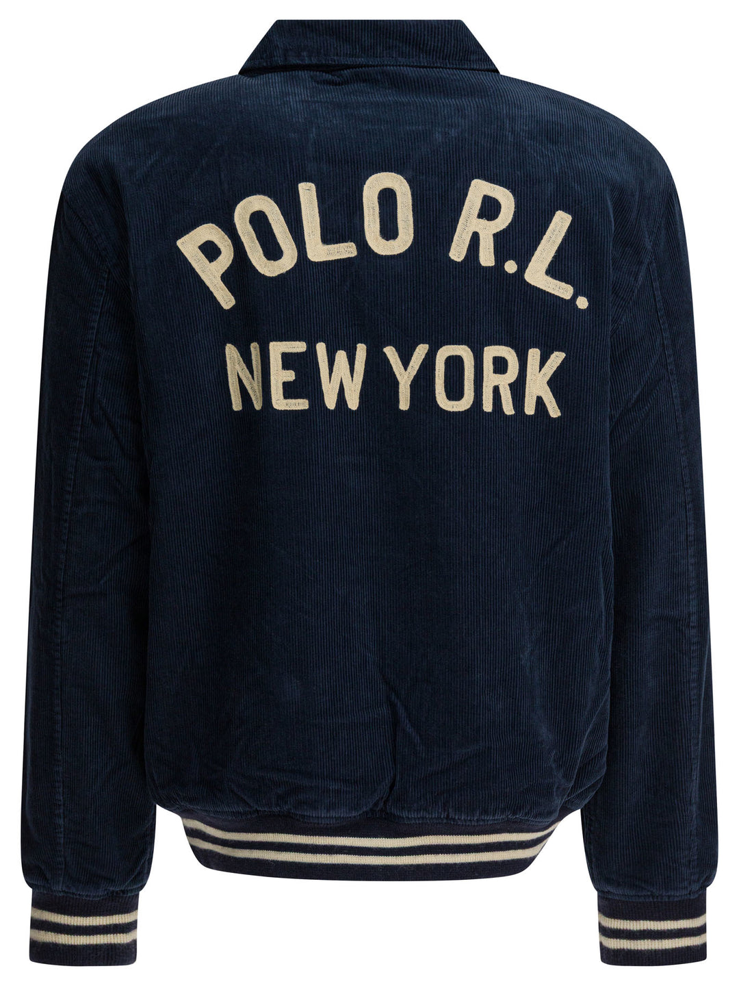 Polo Ralph Lauren Bomber In Cotone E Lana Jackets and Coats - Blue | 34c0b42c8e9b4614c5011dc661fadc7bd8a58827