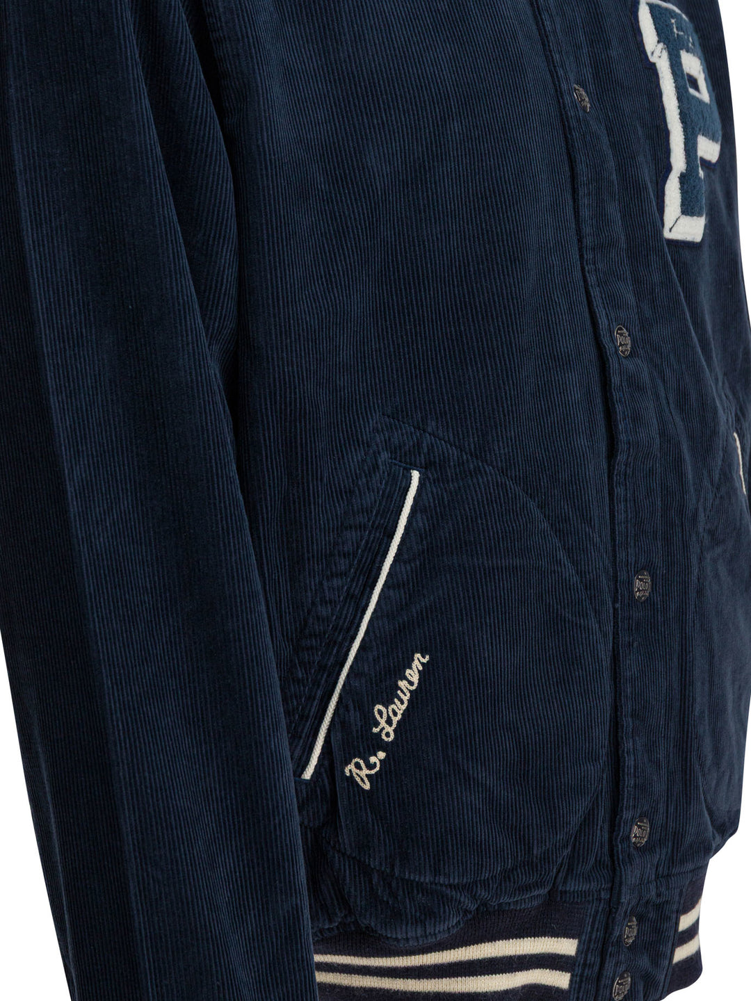 Polo Ralph Lauren Bomber In Cotone E Lana Jackets and Coats - Blue | 170c7bf305df5d5a0d9c7099d5539efaabeab419