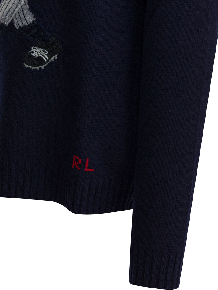Polo Ralph Lauren Yankees Bear Knitwear - Blue | 3369ee7fb29153e1b01d11265e8750fa696ca3bd
