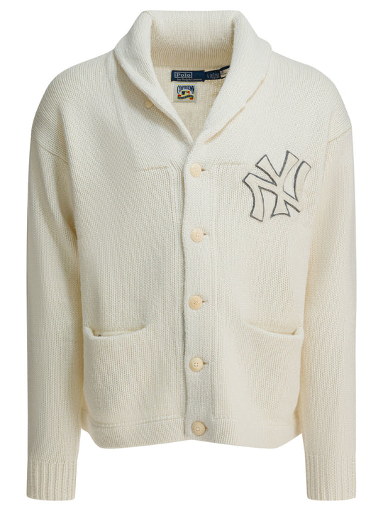 "New York Yankees™ Wool Cardigan Knitwear White
