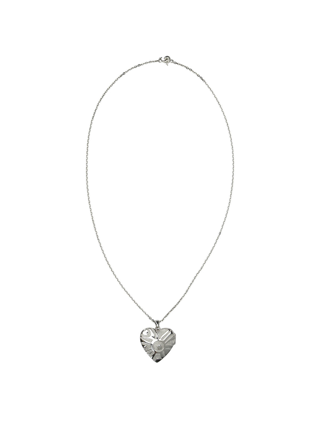 Pucci Heart Pendant Necklace Jewels - Silver | 515dd5f8477543e9ae2a413157429df8dfdd6432
