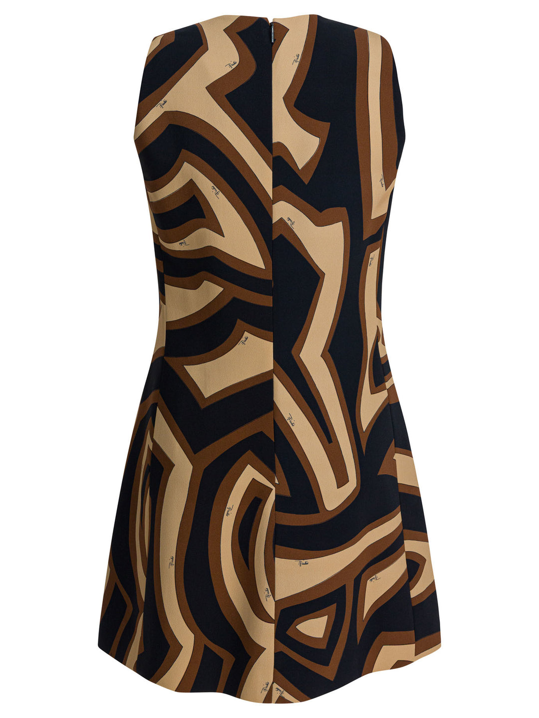 Pucci Labirinto Print Trapeze Dress Dresses - Black | 47629724d6c83f851ba87a675bf9ea1a4a9644c9
