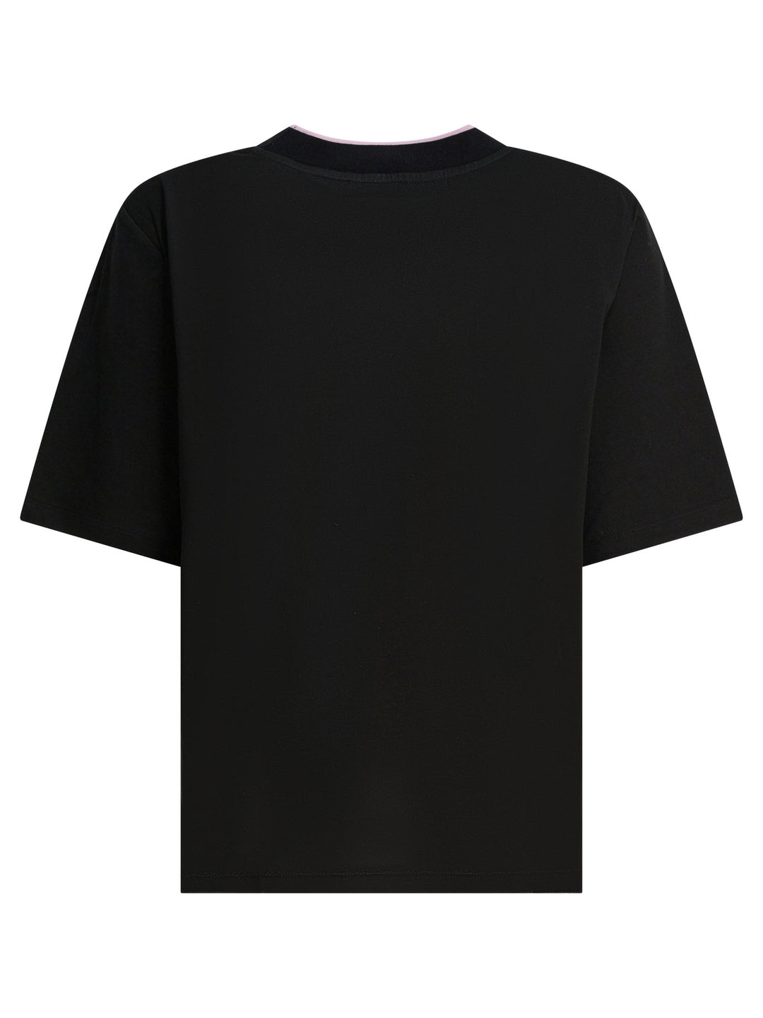 Pucci Cotton And Silk Crewneck T-Shirt With Print T-shirts - Black | e1dc6f1a0ce5b00b9674e2ce4023bebeabfc3ce2
