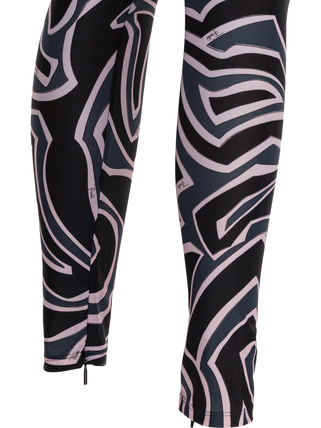 Pucci Leggings With Print Trousers - Black | 9c14f623c44cb603025da84a97a24630e8c12c3a