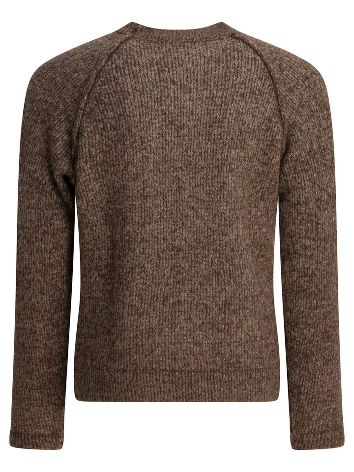 Rakkì Wool Crew Neck Sweater Knitwear - Brown | 51eae9c2370b2a268d505e85f68d217bf7203202