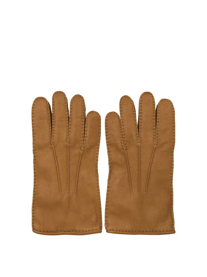 Restelli 49/F Gloves - Brown | 0299242b8bcb22a655538c267aa7cad3d64d6d13