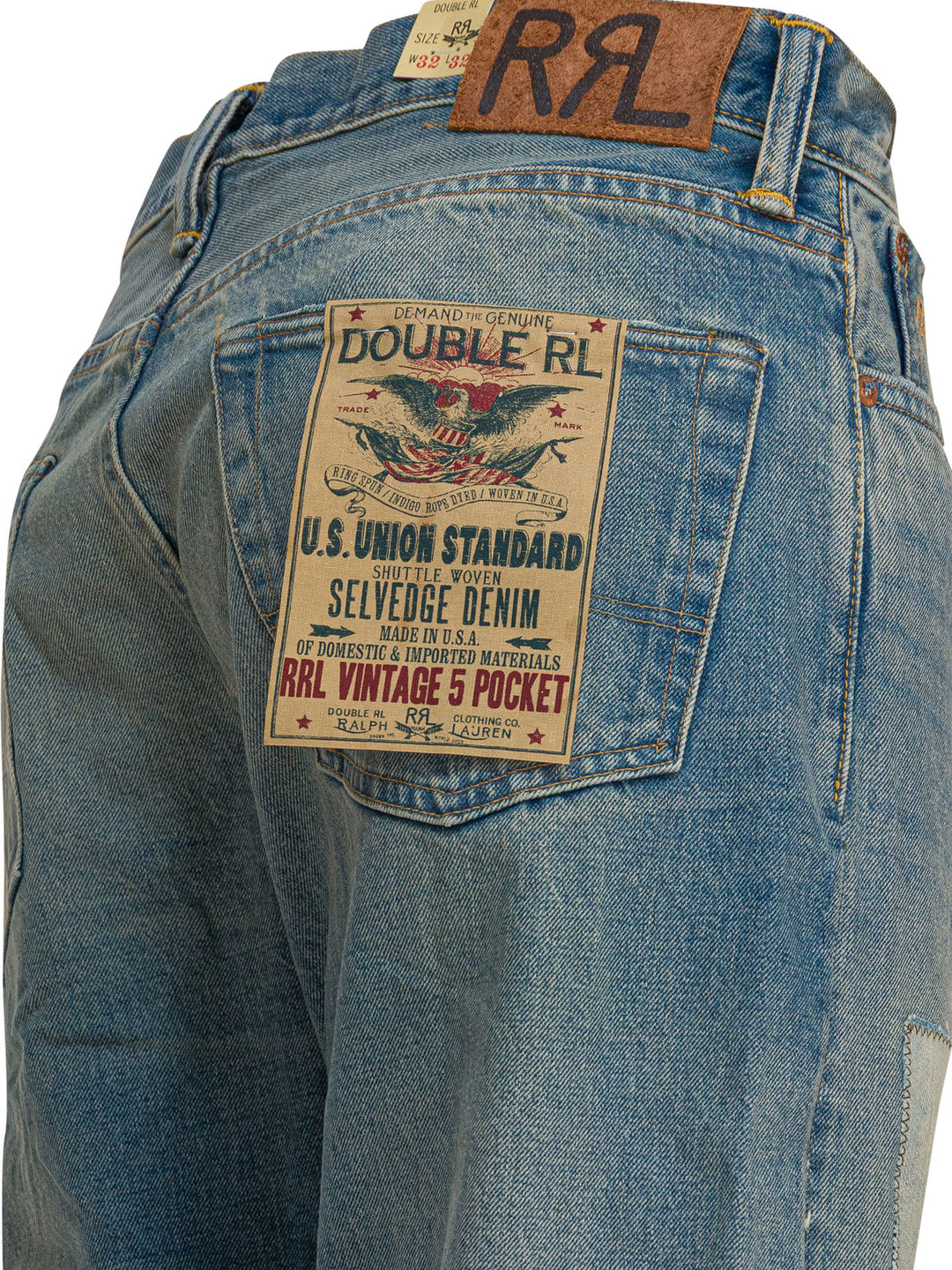 Rrl By Ralph Lauren Midlands Vintage Jeans - Light blue | 2ba4caa31bb2a438adc69a469f343a751c17a7ef