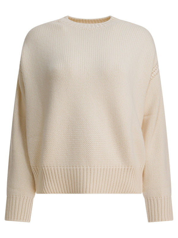 Cashmere Crewneck Sweater Knitwear White