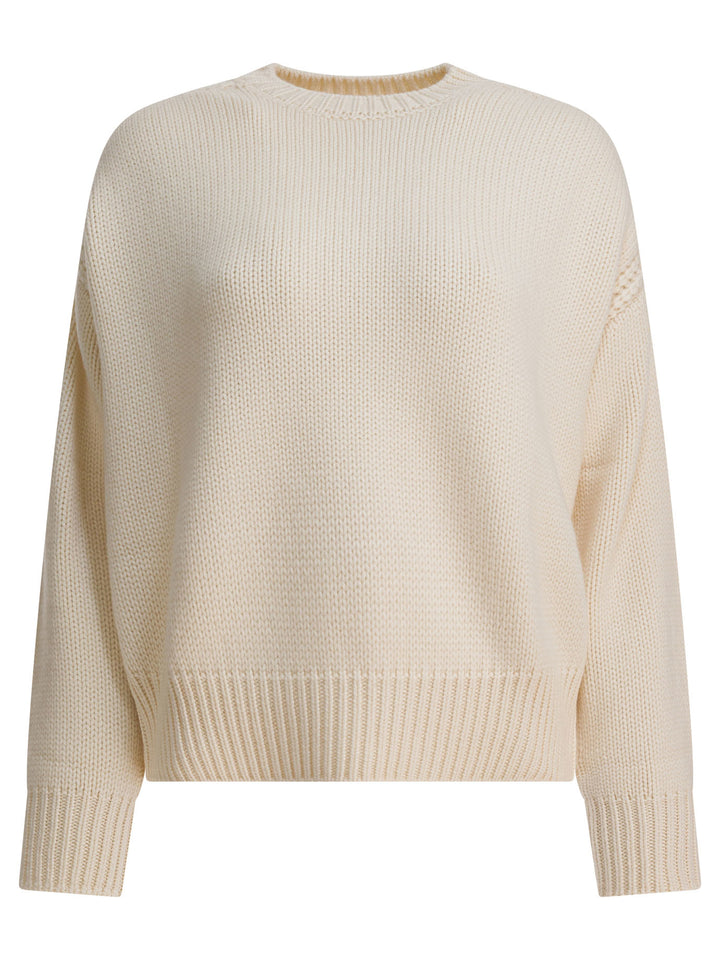 Sa Su Phi Cashmere Crewneck Sweater Knitwear - White | 59d9f82dbc398734c6cb748d13ada760c3868939