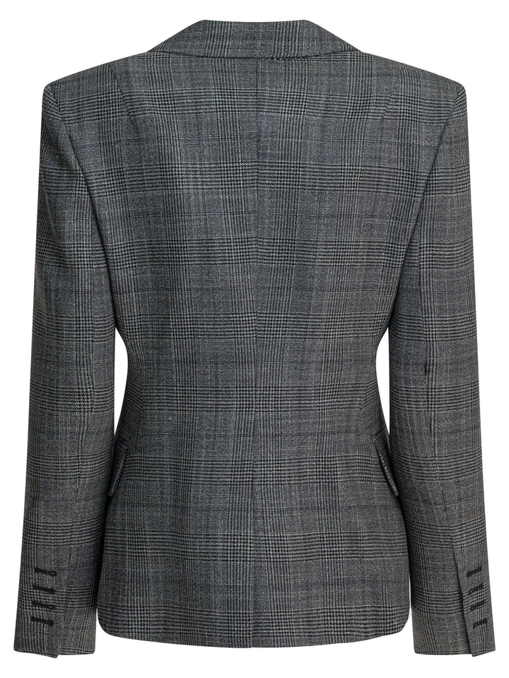 Sa Su Phi Single-Breasted Wool-Blend Blazer Jackets and Coats - Grey | a080d8b1fa8f967e765b02d8658c90efb237a82b