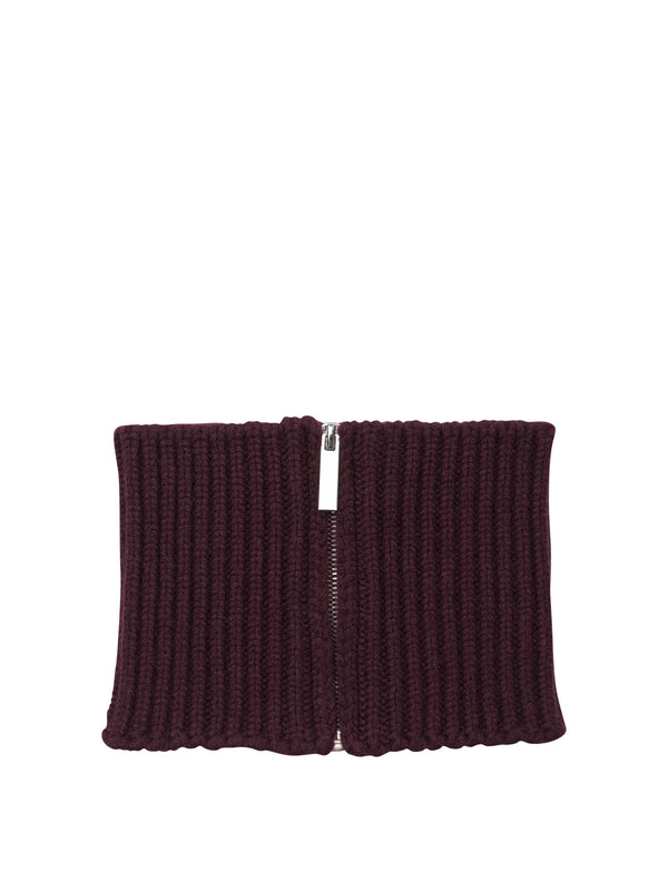 Cashmere Zipper Scarf Sciarpe & Foulard Bordeaux