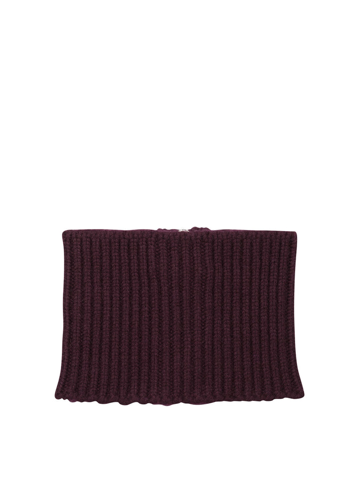 Sa Su Phi Cashmere Zipper Scarf Sciarpe & Foulard - Bordeaux | a569e3dd1aca4eed7f2b2eb26c74bf57fe0a54e1