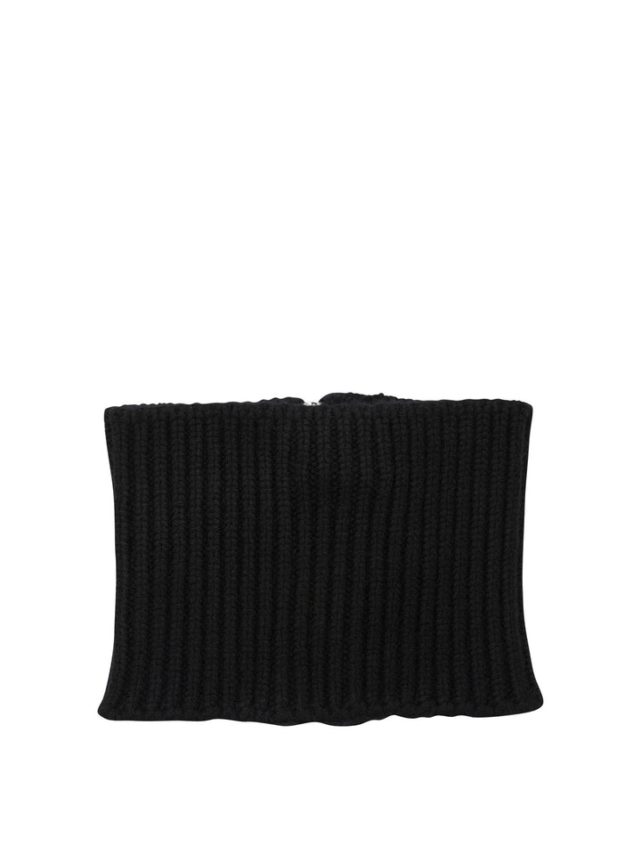 Sa Su Phi Cashmere Zipper Scarf Sciarpe & Foulard - Black | 13f769b97af7b990bc54e98453e5f8d2d9e978fb