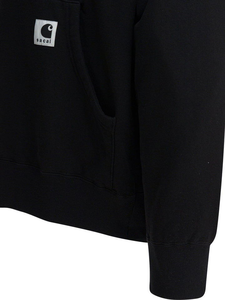 Sacai Sacai X Carhartt Wip Sweatshirts - Black | ac8f770ca14614622483b868410360a8a3448f68