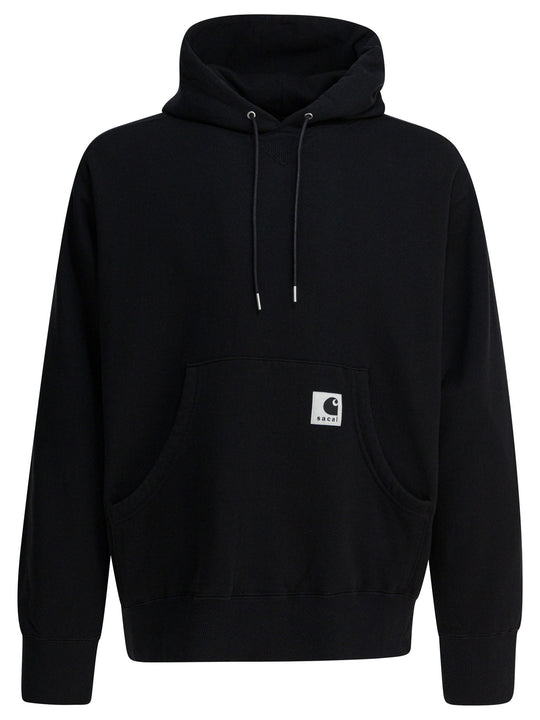 Sacai X Carhartt Wip Sweatshirts Black