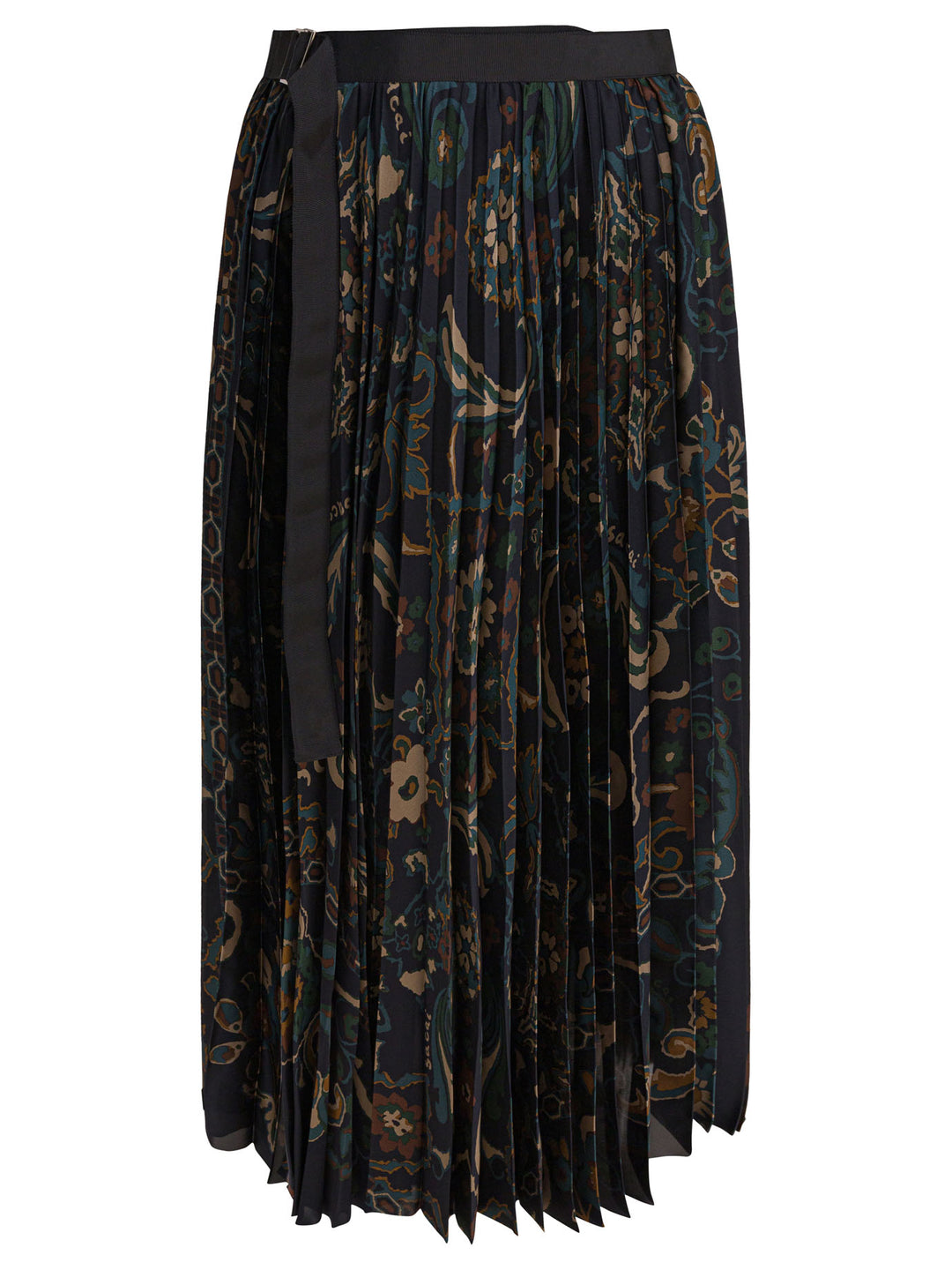 Sacai Floral Print Skirt Skirts - Blue | c09aff6a2ee767d683cca8492557739d493d92e7